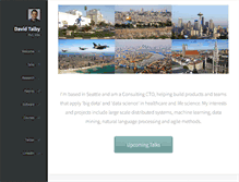Tablet Screenshot of davidtalby.com